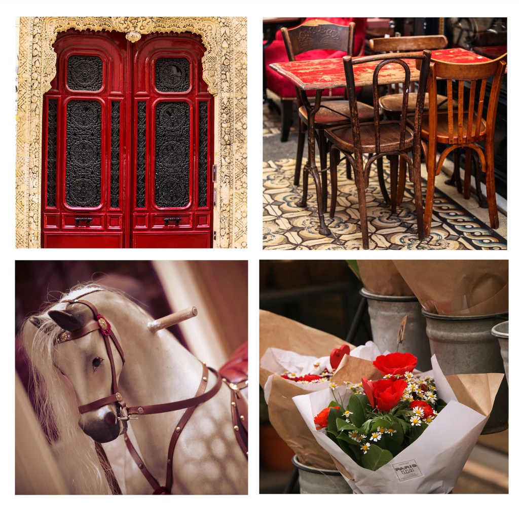 Paris gallery wall art, paris set of photographs