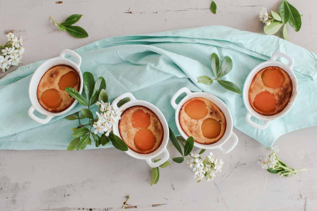 French dessert apricot clafouti