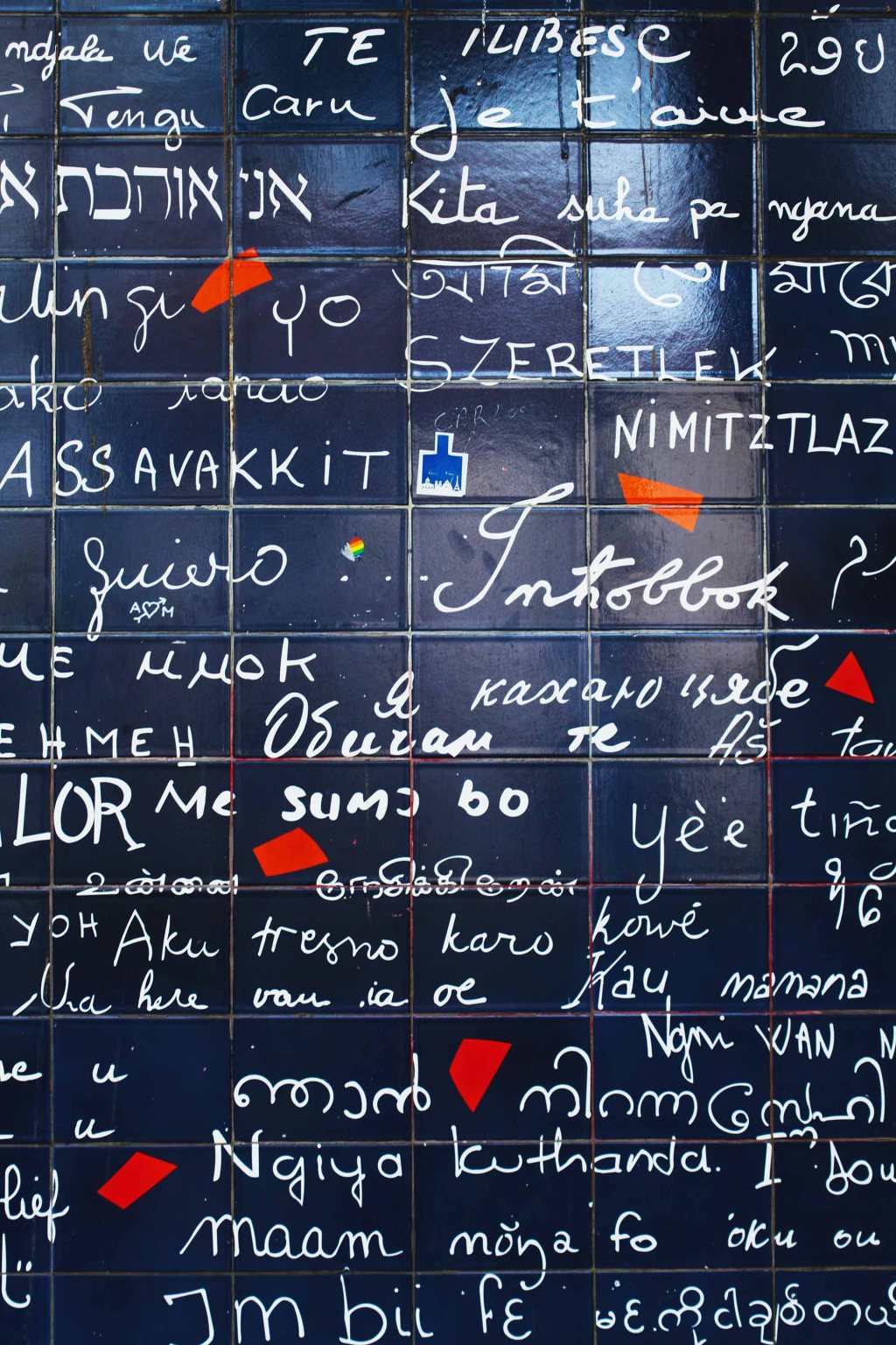 I love you Wall in Montmartre, a lovely love&nbsp;declaration