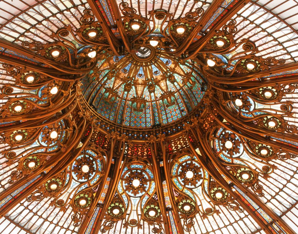 Paris Lafayette's galeries cupula
