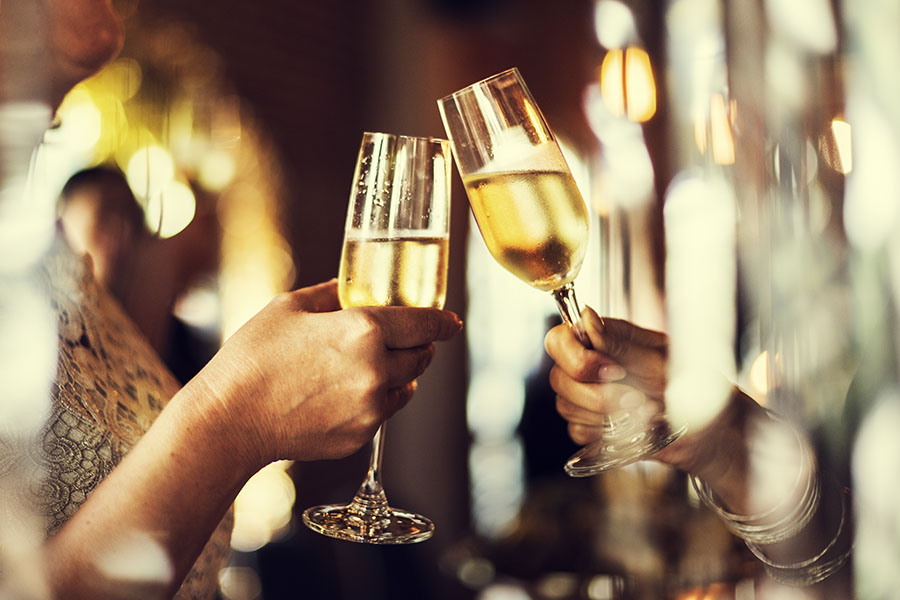 A rebound in champagne sales this year