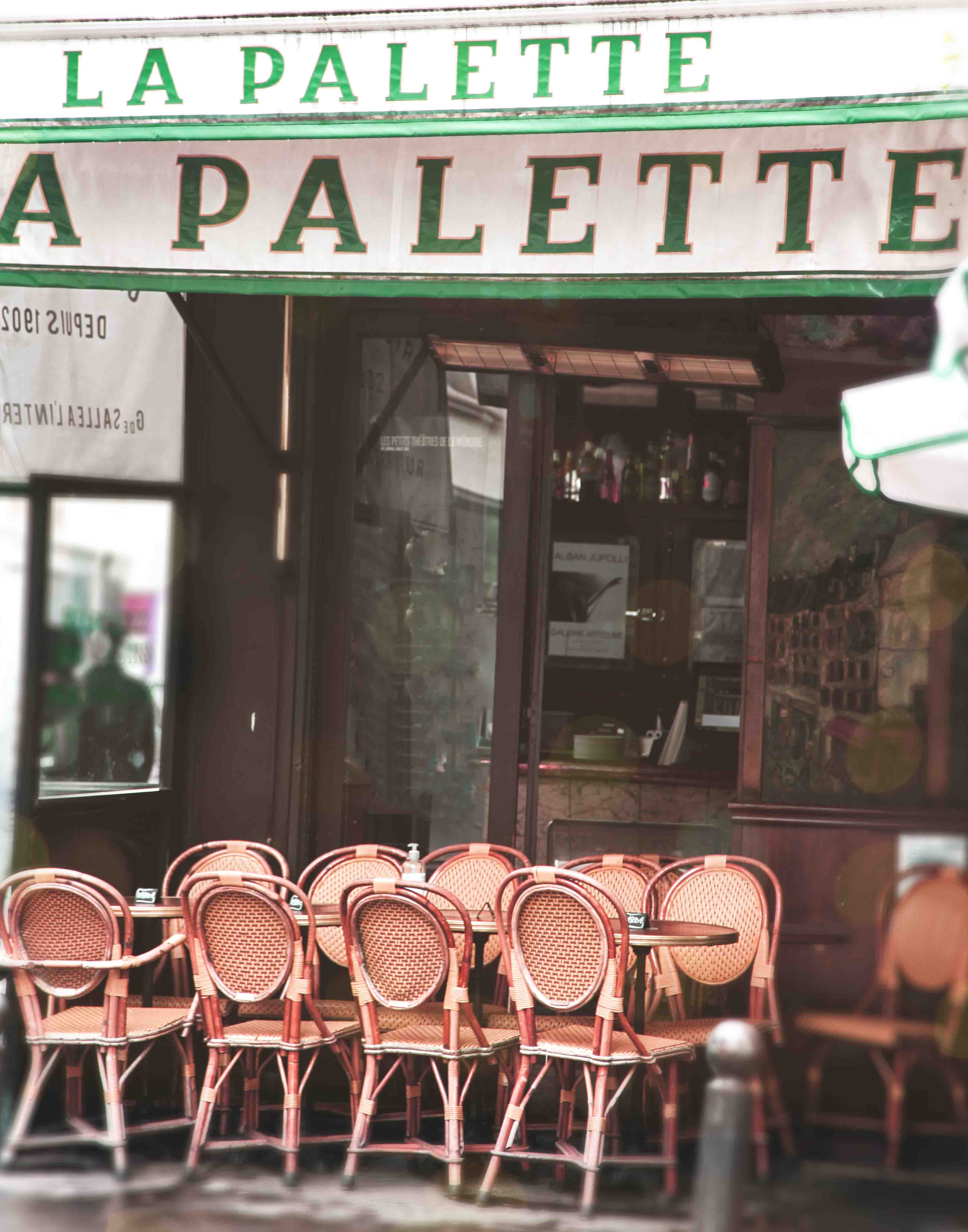 La palette, the mythic restaurant of Saint-Germain des Prés