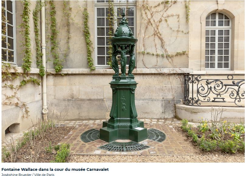 A new Wallace fountain at the Carnavalet museum