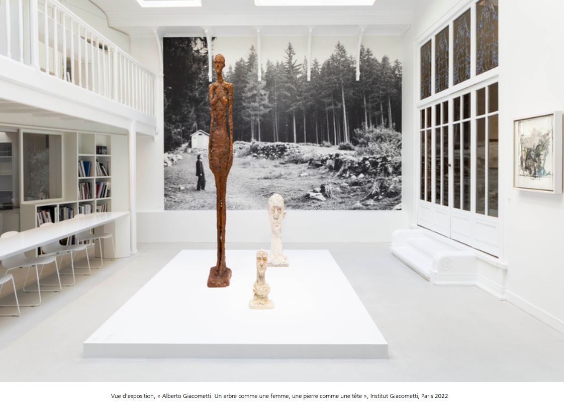 An exhibition by Alberto Giacometti in Paris