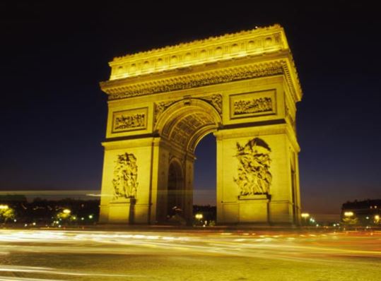 L’Arc de Triomphe, the largest in the world