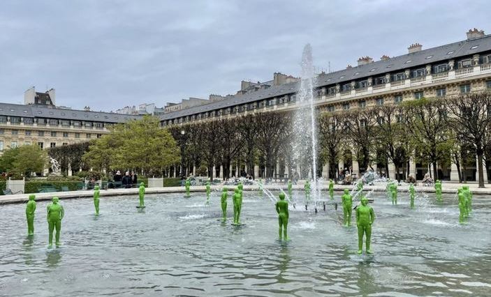 green men Palais Royal