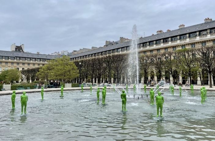 green men Palais Royal