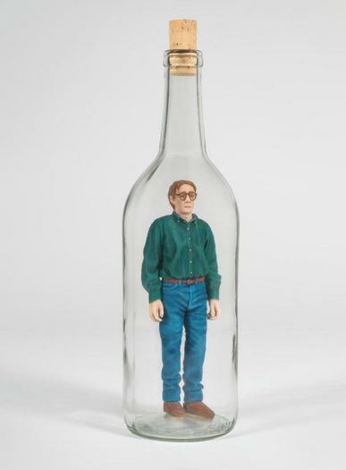 puzzle bottle by charles ray