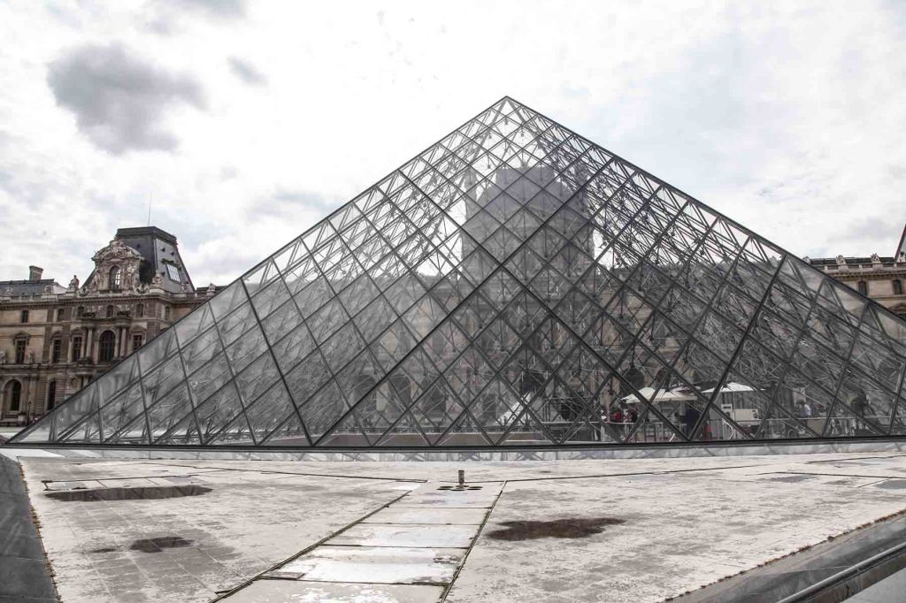 The Louvre pyramid