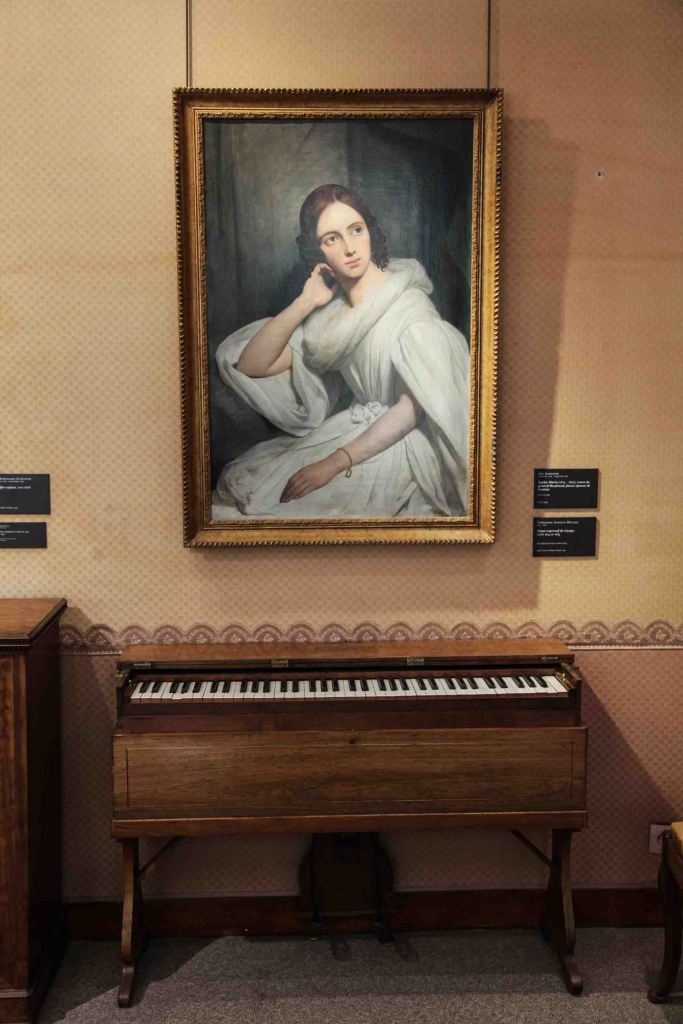 Painting in the musée de la vie romantique de Paris