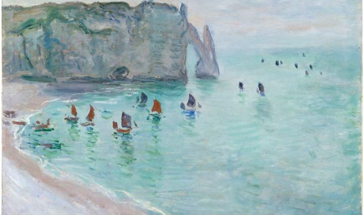 Monet at Etretat