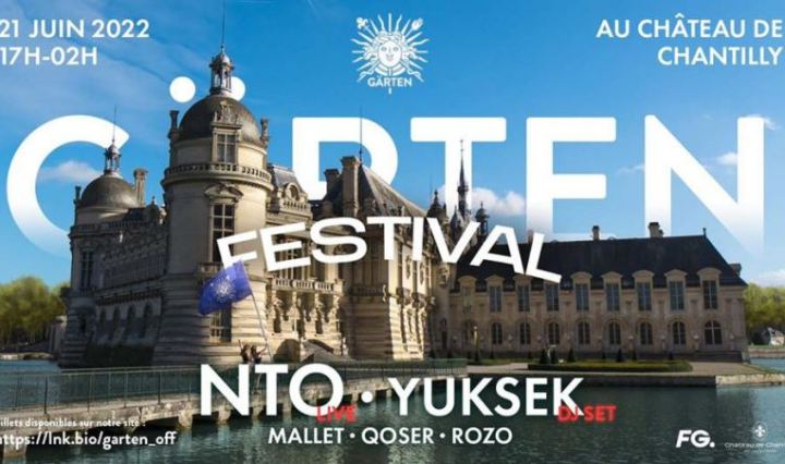 Gârten music festival in the chateau de chantilly