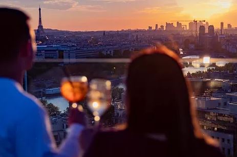 Paris sunset