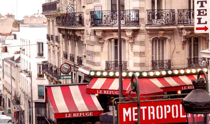 Caulaincourt district in Montmartre