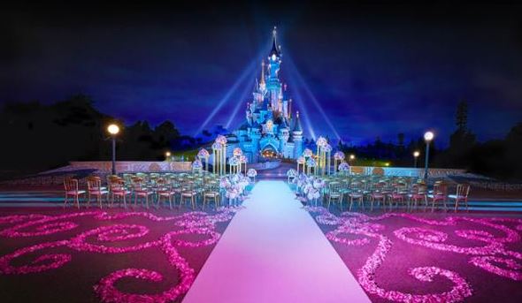 a fairy tale wedding at disney land paris