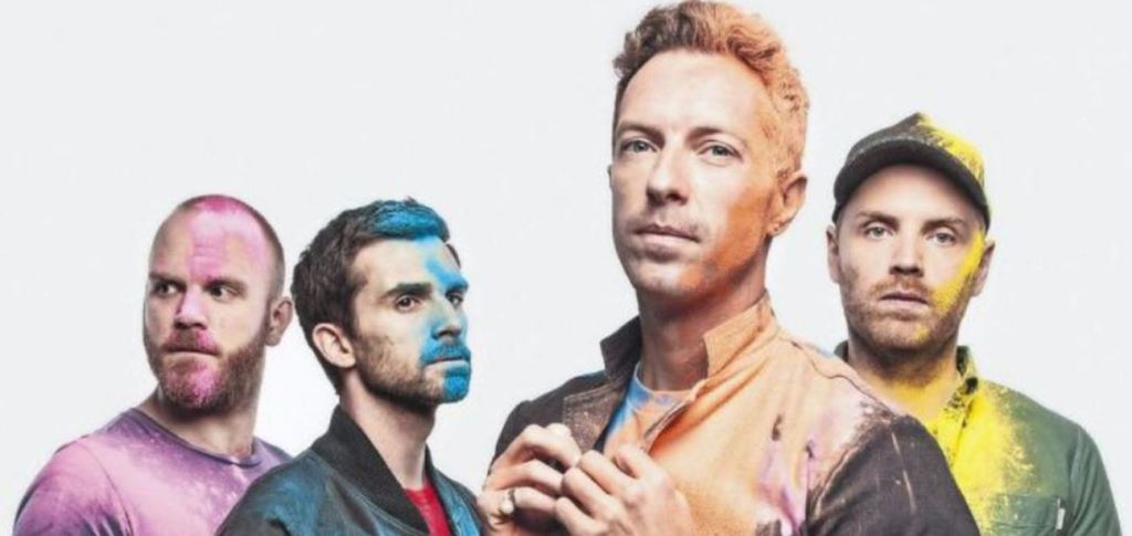 Coldplay in concert in Paris stade de France