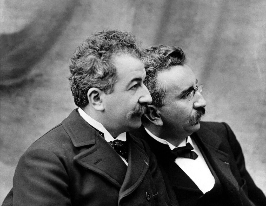 the inventors of cinema , the Lumière brothers