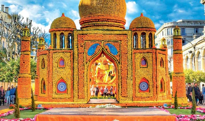 Lemon festival of menton