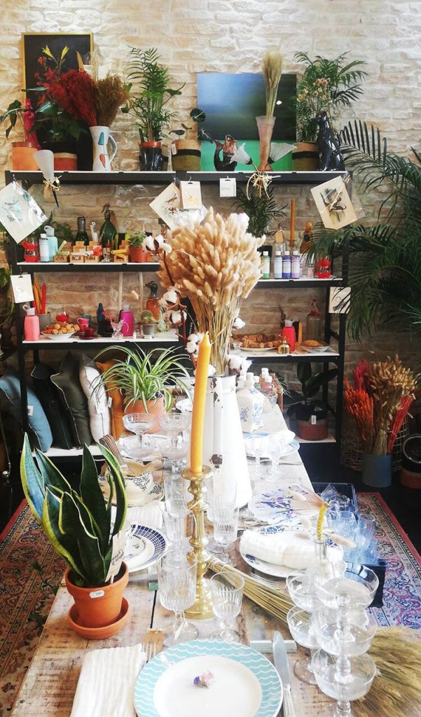 Pan, a shop with typically Parisian style decor