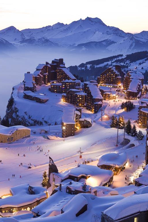 avoriaz during christmas