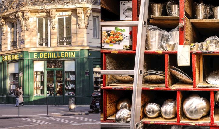 French cuisine shop paris